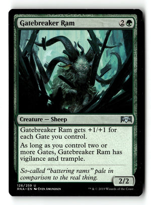 MTG Gatebreaker Ram Ravnica Allegiance LP Magic The Gathering