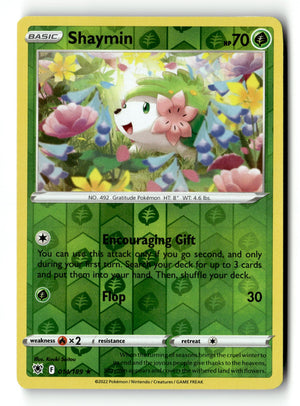 Pokemon Card Shaymin Reverse Holo LP SWSH10: Astral Radiance 014/189