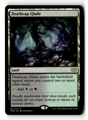 MTG Deathcap Glade Innistrad: Crimson Vow LP Magic The Gathering