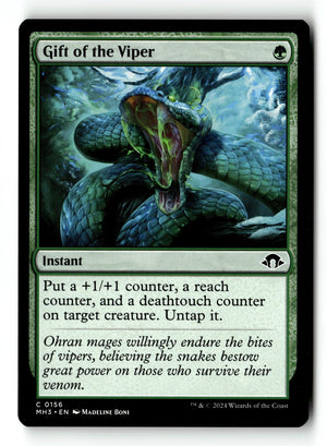 MTG Gift of the Viper Modern Horizons 3 LP Magic The Gathering