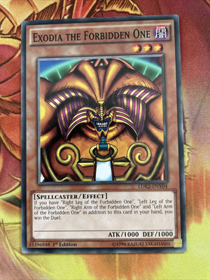 LDK2-ENY04 Exodia the Forbidden One 1st edition Mint YuGiOh Card