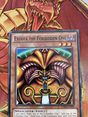 LDK2-ENY04 Exodia the Forbidden One 1st edition Mint YuGiOh Card (back)