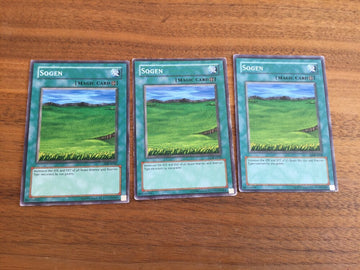 LOB-E038 3 x YuGiOh Card - SOGEN (mixed) worn!