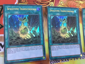 BLLR-EN029 YUGIOH CARD 3 X SPACETIME TRANSCENDENCE -ULTRA (back)
