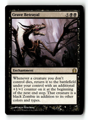 MTG Grave Betrayal (Spanish) Return to Ravnica LP Magic The Gathering