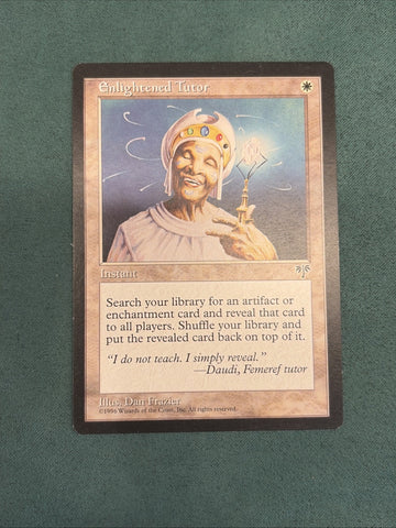 MTG Enlightened Tutor Mirage LP Magic The Gathering