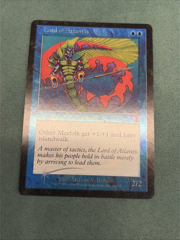 MTG Lord Of Atlantis Timespiral Foil LP/MP Magic The Gathering