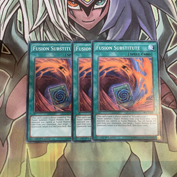LDK2-ENK31 x3 Fusion Substitute Common Excellent Condition Yugioh