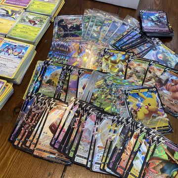 50x Pokemon Card Bundle TCG Rare Holo 100% Genuine Pokémon Cards 1x V Guaranteed (back)