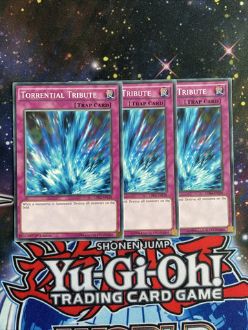 LDK2-ENJ38 x3 Torrential Tribute Common Playset Yugioh