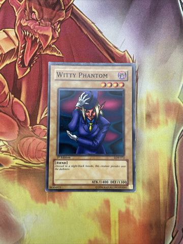 LOB-072 Yugioh WITTY PHANTOM 1ST ED COMMON EXC
