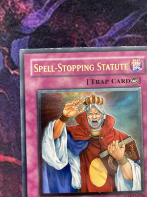 TLM-EN058 Spell-Stopping Statute - Ultimate Rare - Sent in Toploader Yugioh (back)