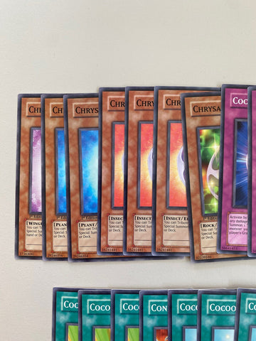 Deck Core Chrysalis 17 Cards YuGiOh (back)