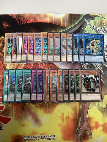 Deck Scrap Dinosaur Yugioh 27 Cards