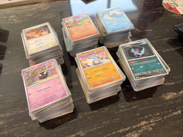1000 Pokemon 151 Bulk Common/Uncommon Job Lot No Holos/Reverse Holo Or Exs