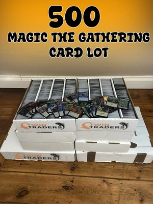 MAGIC THE GATHERING BUNDLE 500 BULK MTG JOB LOT CARDS - MTG BUNDLE
