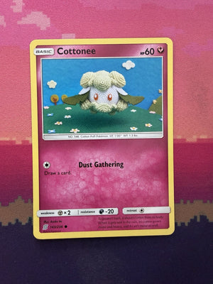 Pokemon Card Cottonee Unified Minds Common 143/236 Near Mint