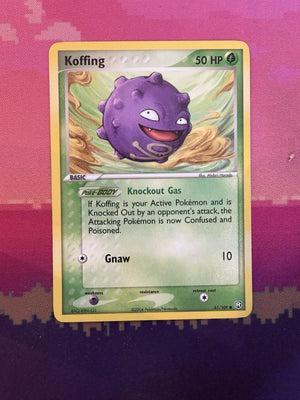 Pokemon Card Koffing Team Rocket Returns Common 61/109 Near Mint