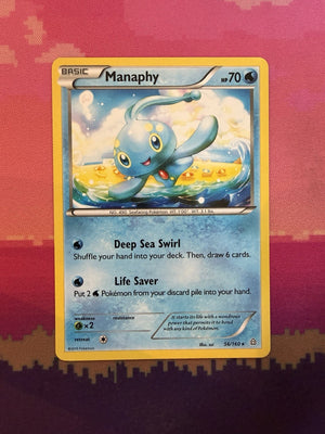 Pokemon Card Manaphy Primal Clash Rare 56/160 Near Mint