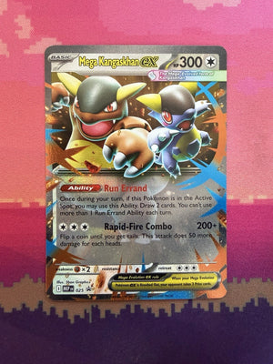 Pokemon Card Mega Kangaskhan ex Mega Evolution Black Star Promo 025 Near Mint