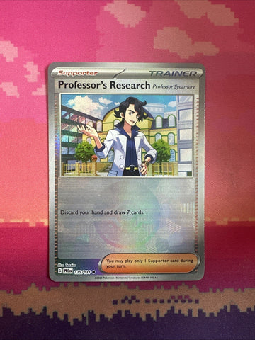 Pokemon Card Professor's Research Prismatic Pokeball Reverse 125/131 Near Mint