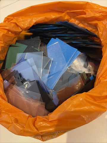 YUGIOH 1000+ Bag of Sleeves Joblot