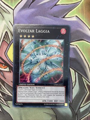 CT09-EN011 Evolzar Laggia Super Rare Limited Edition NM Yugioh Card
