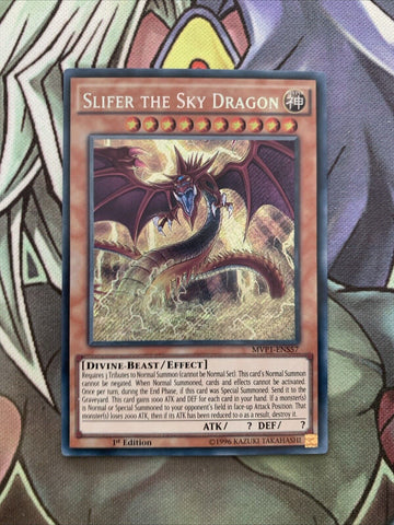 MVP1-ENS57 Slifer The Sky Dragon Secret Rare 1st Edition NM Yugioh Card