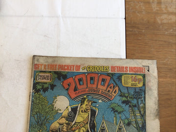 2000AD 261 Comic Book Issue Prog Programme Number No # 261 Judge Dredd (back)