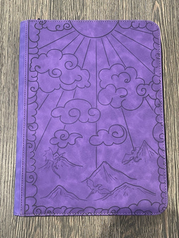 Custom Pokemon Binder 9 Pocket Binder PurpleDragons Descend Twin Traders