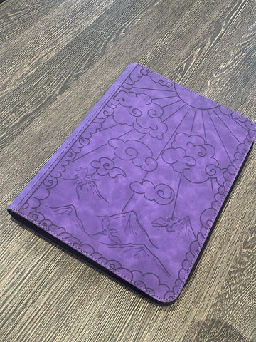 Custom Pokemon Binder 9 Pocket Binder PurpleDragons Descend Twin Traders (back)