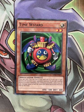 LDK2-ENJ15 Time Wizard Common Unlimited Edition NM Yugioh Card