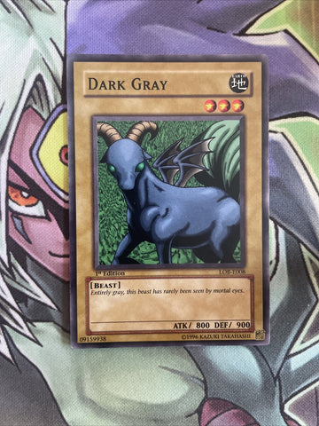 LOB-E008 Dark Gray Common 1st Edition NM Yugioh Card