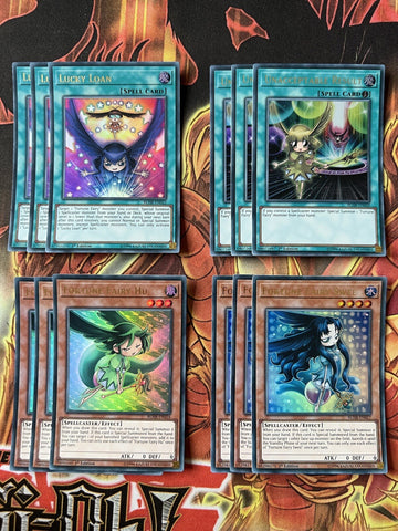 Deck Fortune Fairy YuGiOh 24 Cards BLHR (back)