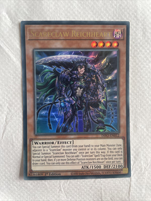 DIFO-EN012 Yugioh! TCG Scareclaw Reichheart Dimension Force 1st Edition Ultra