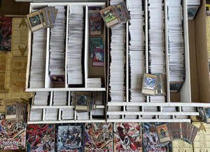 Yugioh 300 Cards Bundle Collection Joblot with 30 Holos INCLUDING YUGIOH TIN (back)