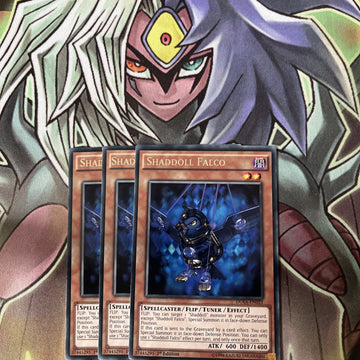 DUEA-EN023 x3 Shaddoll Falco Rare Excellent Condition Yugioh