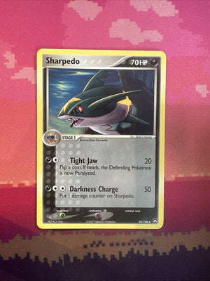Pokemon Card Sharpedo EX Power Keepers Rare 38/108 Near Mint