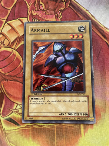 LOB-E062 YuGiOh Armaill 1st Edition
