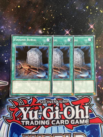 LDK2-ENJ29 x3 Foolish Burial Common Playset Yugioh