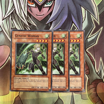ANPR-EN030 x3 Genetic Woman Common Excellent Condition Yugioh