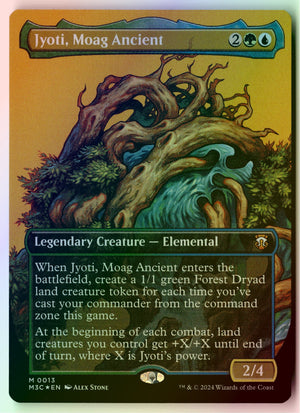 MTG Jyoti, Moag Ancient (Borderless) FOIL Commander: Modern Horizons MTG