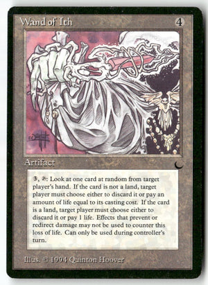 MTG Wand of Ith The Dark LP Magic The Gathering