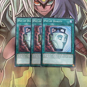LDK2-ENY34 x3 Pot of Duality Common Excellent Condition Yugioh