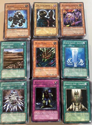 YUGIOH 100 VINTAGE CARD BUNDLE NOSTALGIC JOBLOT COLLECTION NEAR MINT COMMON/RARE