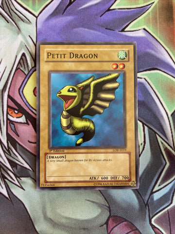 LOB-E019 Petit Dragon Common 1st Edition NM Yugioh Card