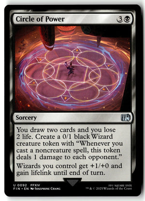 MTG Circle of Power FINAL FANTASY LP Magic The Gathering