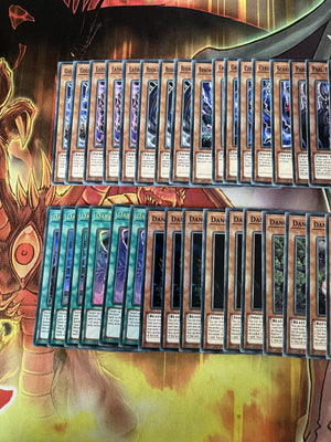 Deck Darkworld Yugioh 49 Cards (back)
