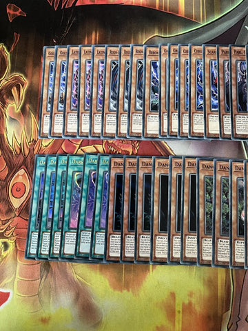 Deck Darkworld Yugioh 49 Cards (back)