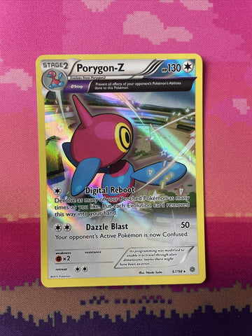 Pokemon Card Porygon-Z Ancient Origin Holo Rare 67/98 NM
